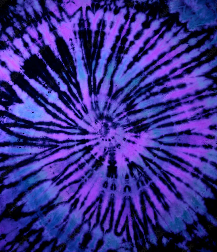 purple tie dye, vibrant purple, blue tie-dye, SD Phone Wallpaper
