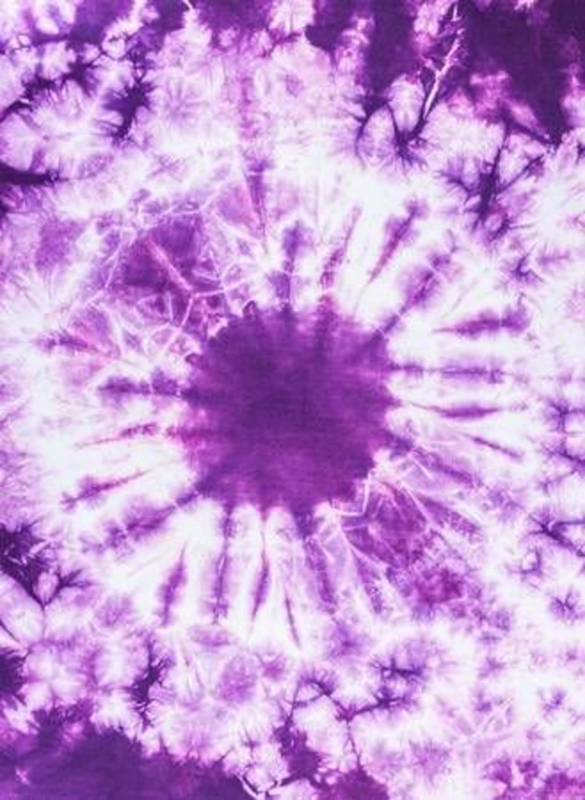purple tie dye, white flower, vibrant purple, 2K Phone Wallpaper