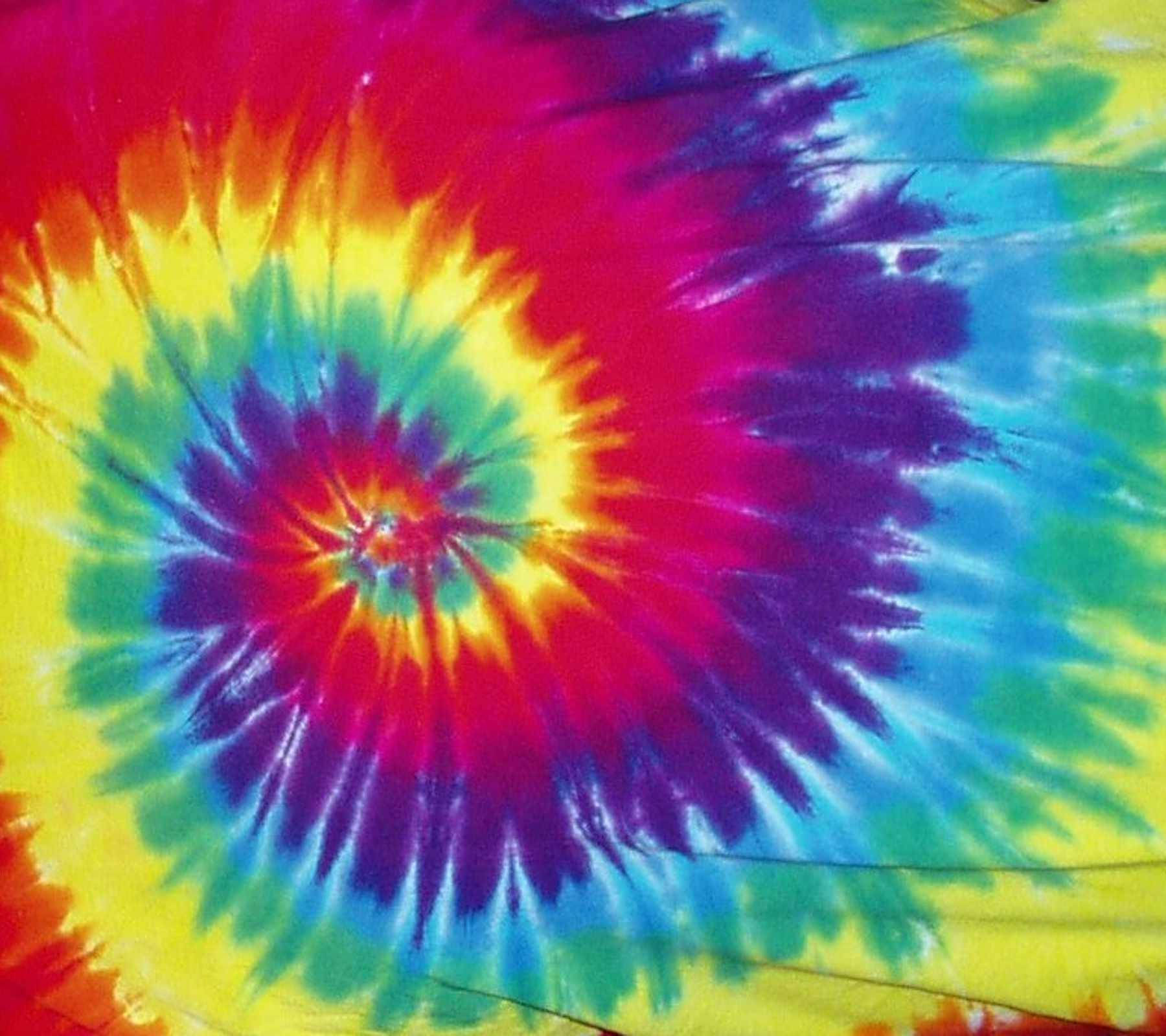 rainbow pastel coloured tie dye, vibrant spiral tie-dye pattern, bold reds yellows blues and purples, HD Desktop Wallpaper