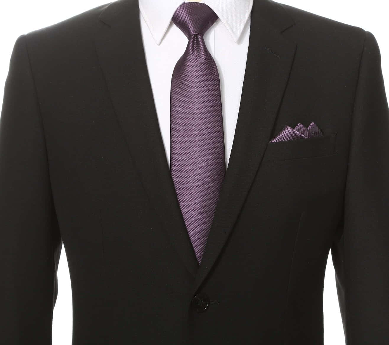 purple striped tie, black suit, white shirt, HD Desktop Wallpaper