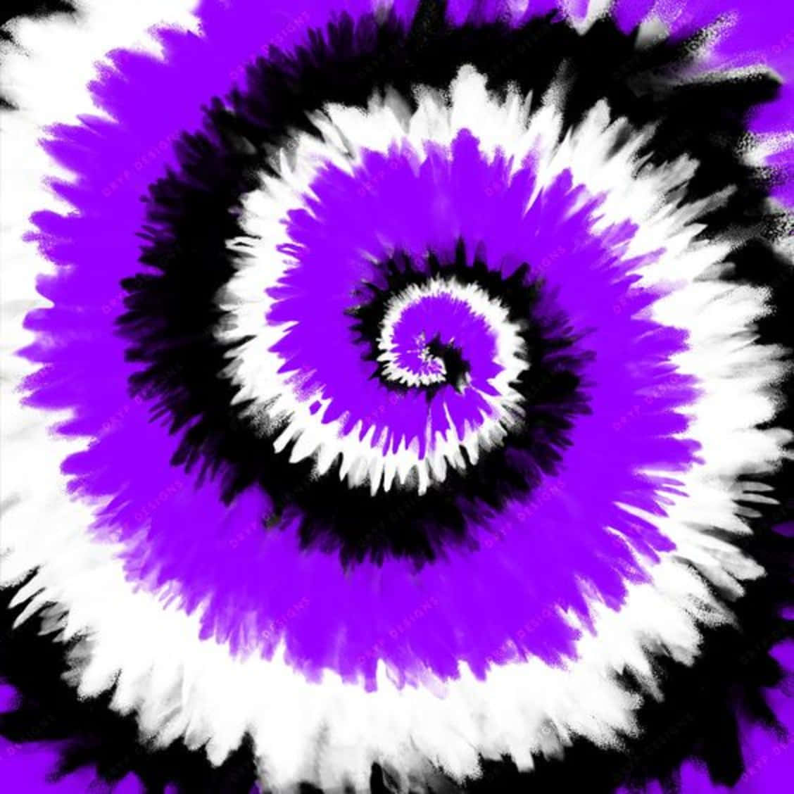 purple tie dye, vibrant purple, black, SD Desktop Wallpaper