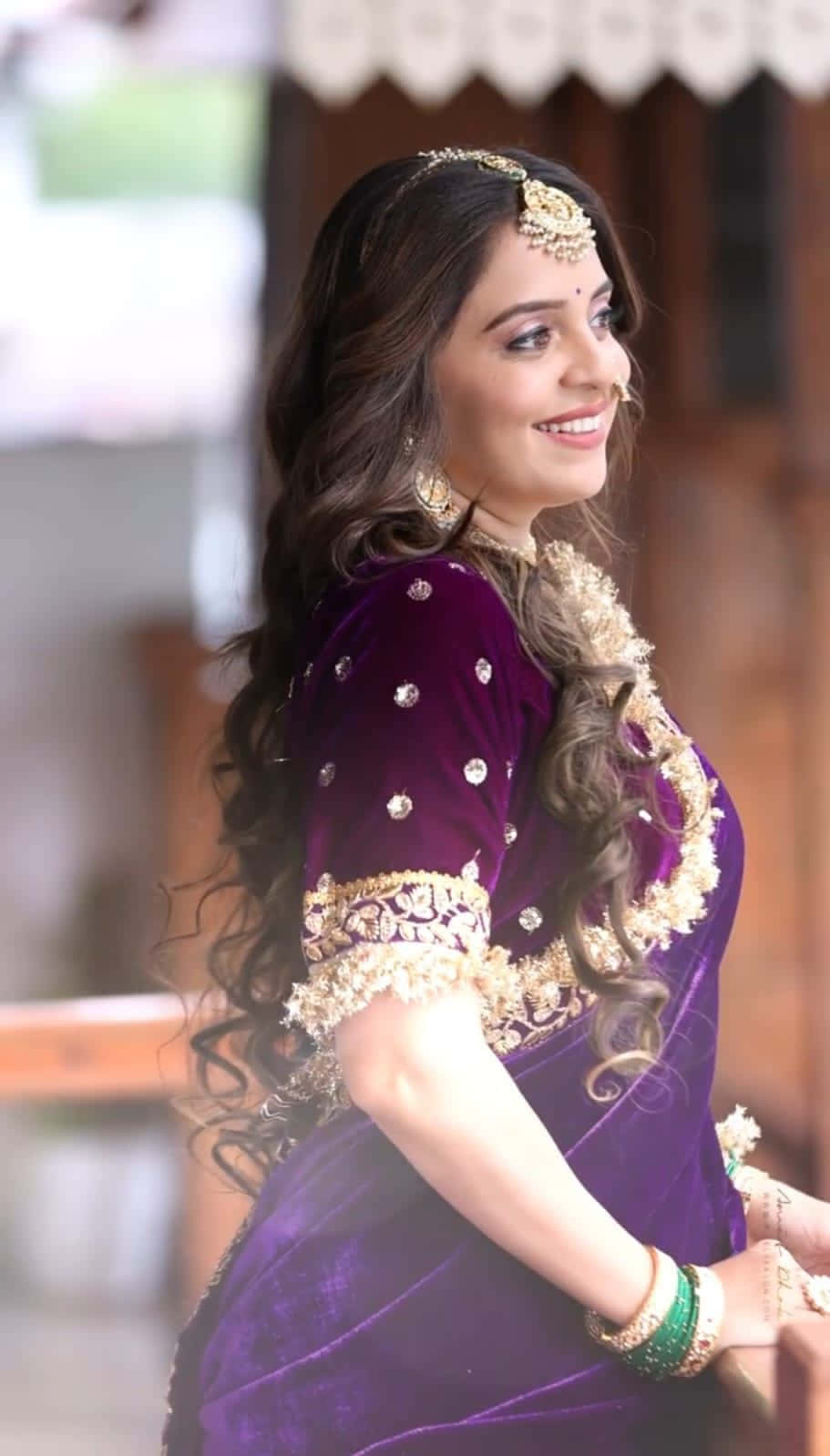 Purple Velvet, 911, sari, HD Phone Wallpaper