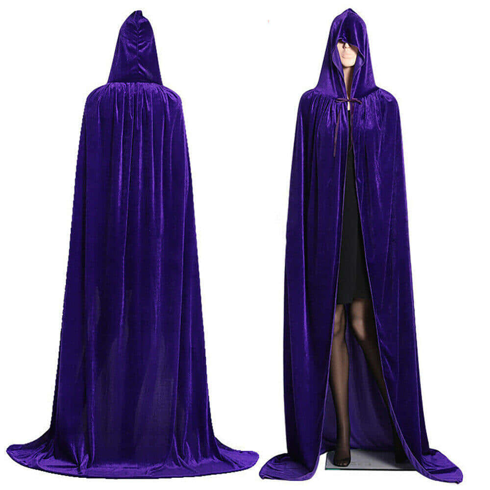 Purple Velvet, velvet hooded cloak, mannequins, SD Desktop Wallpaper
