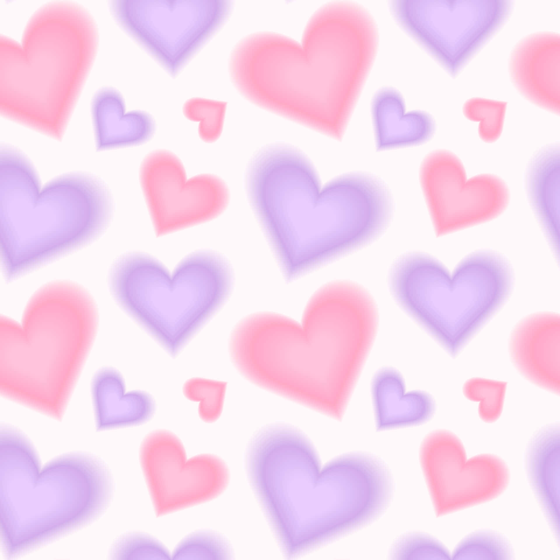 purple pink hearts pattern, Y2K Aesthetic, soft pattern, Full HD Desktop Wallpaper