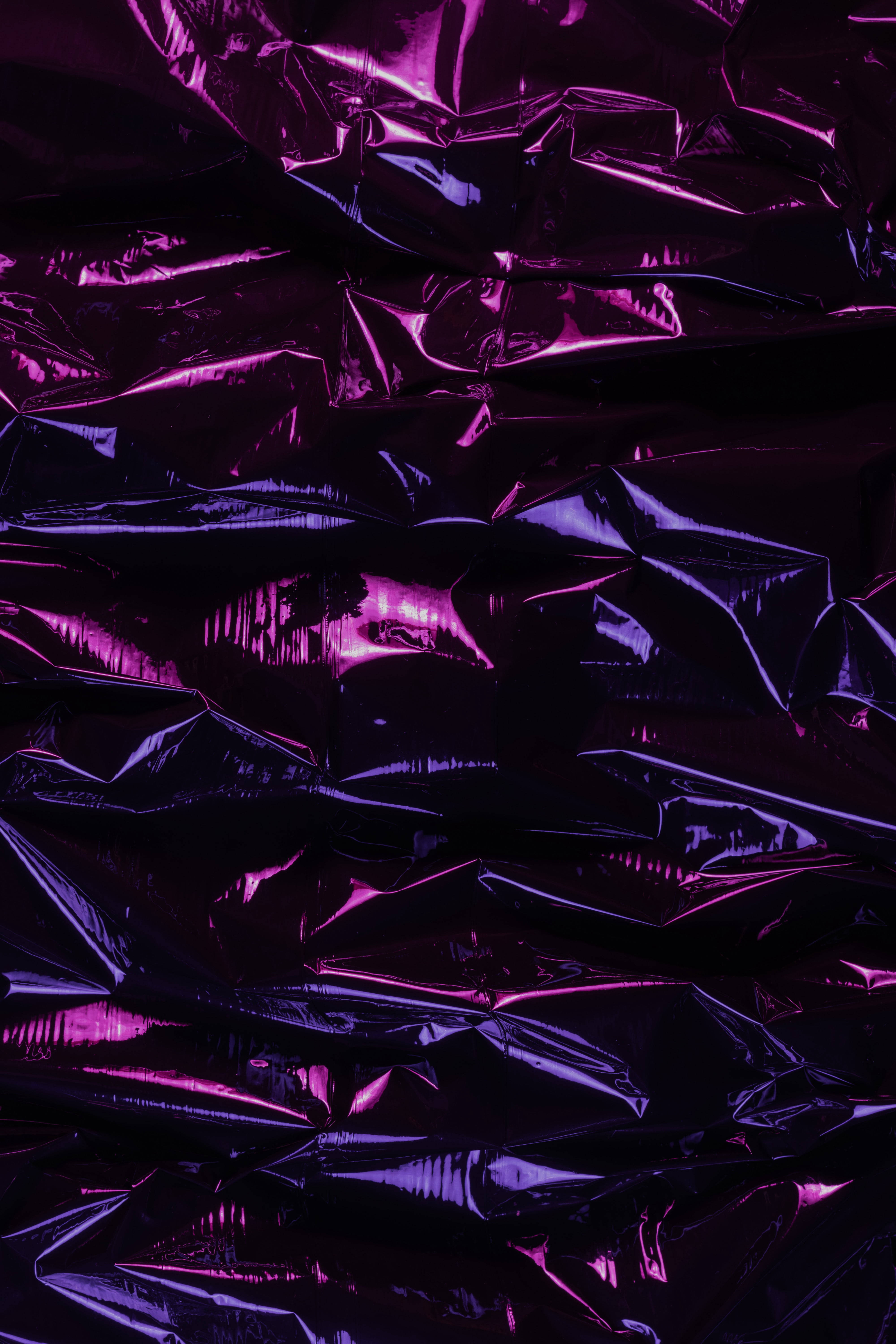 metallic foil, dark purple, iPhone, 5K Phone Wallpaper
