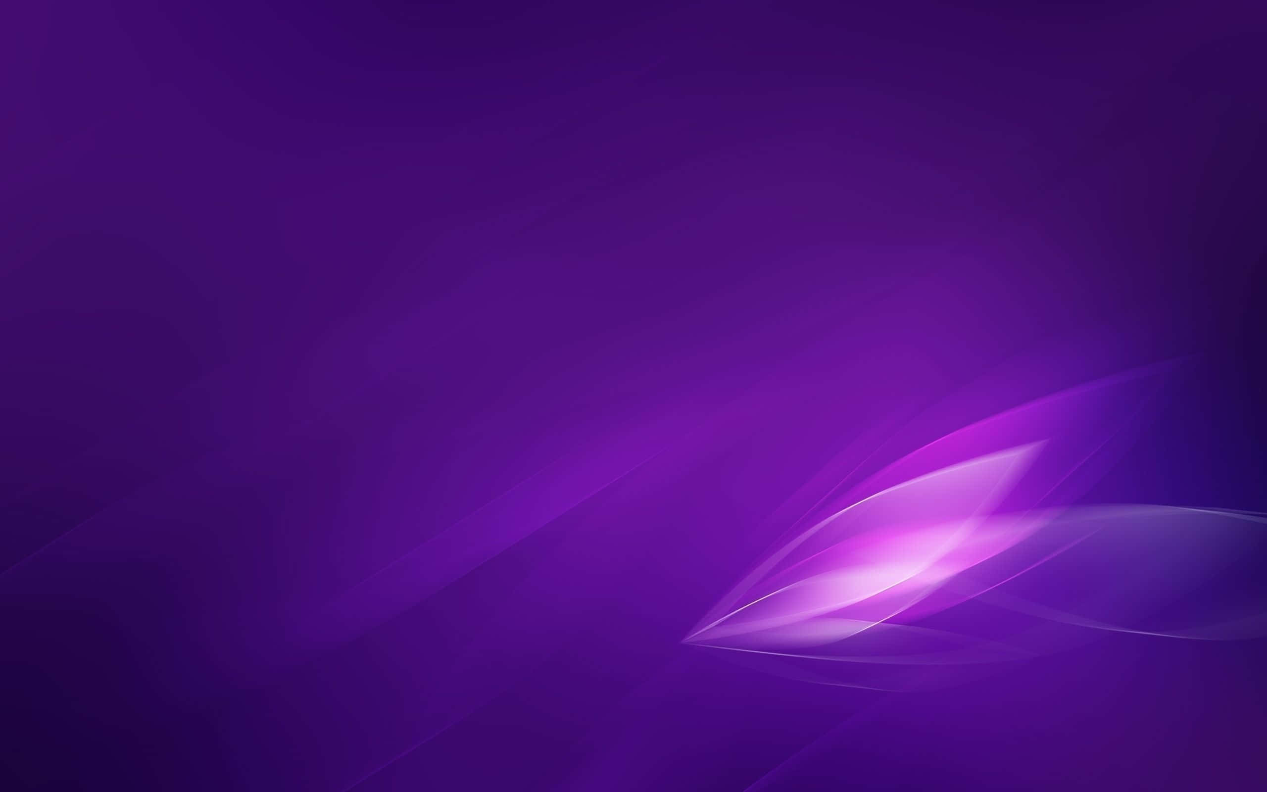 deep purple, glowing translucent waveforms, bottom right, 2K Desktop Wallpaper