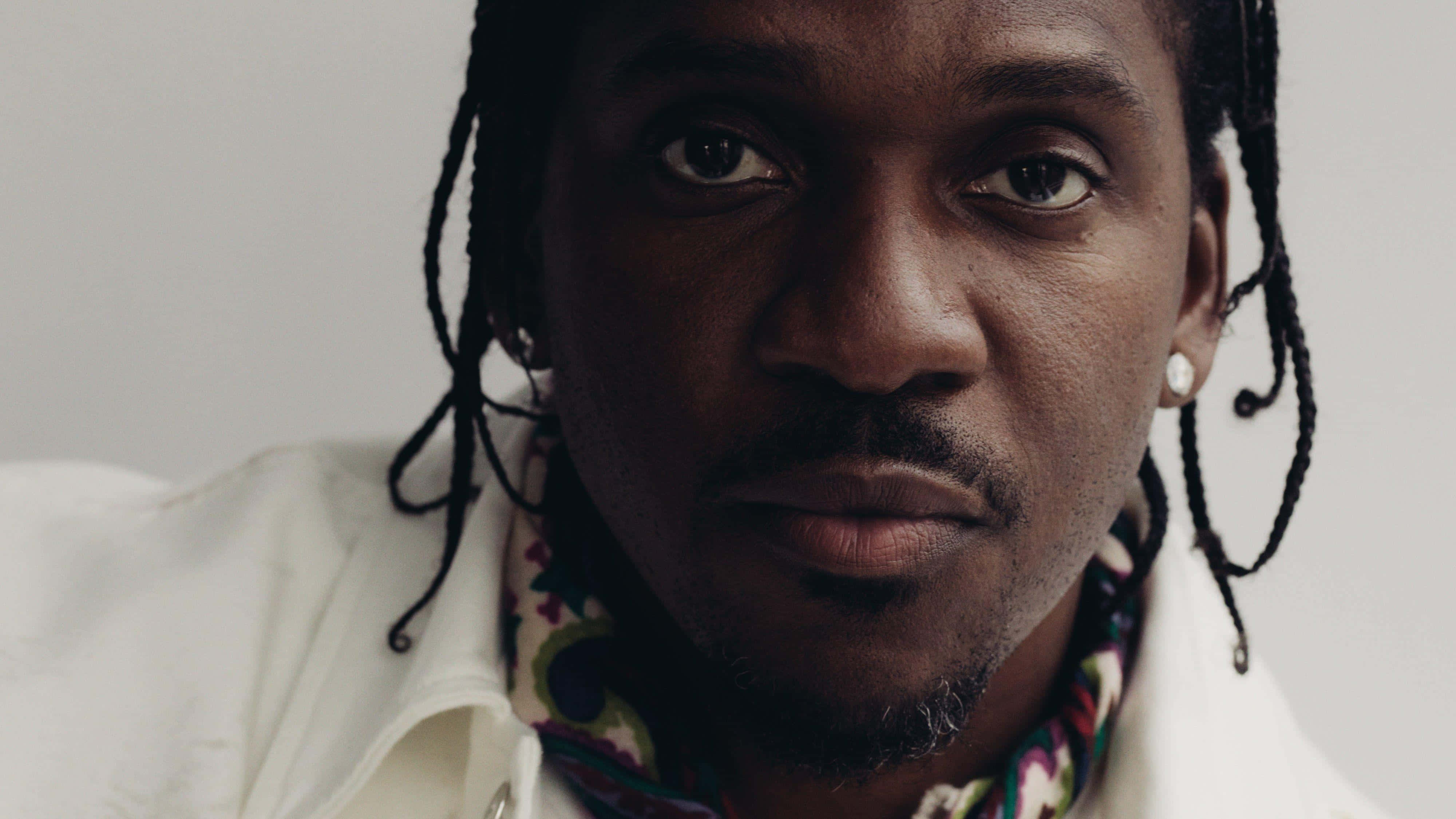 Pusha T, dark skin, braided hair, 4K Desktop Wallpaper