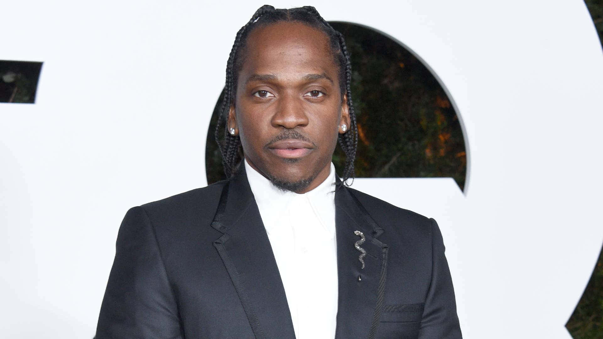Pusha T, black suit, white shirt, Full HD Desktop Wallpaper