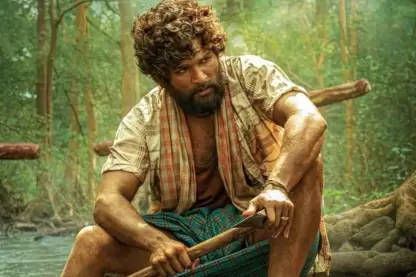 Pushpa, Allu Arjun, axe, SD Desktop Wallpaper