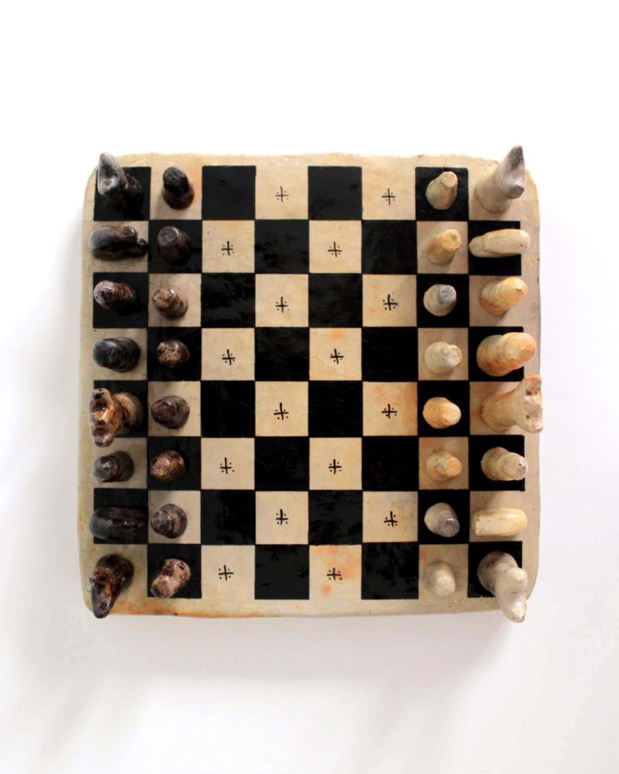 chessboard, wooden chessboard, stone-like pieces, Full HD Phone Wallpaper