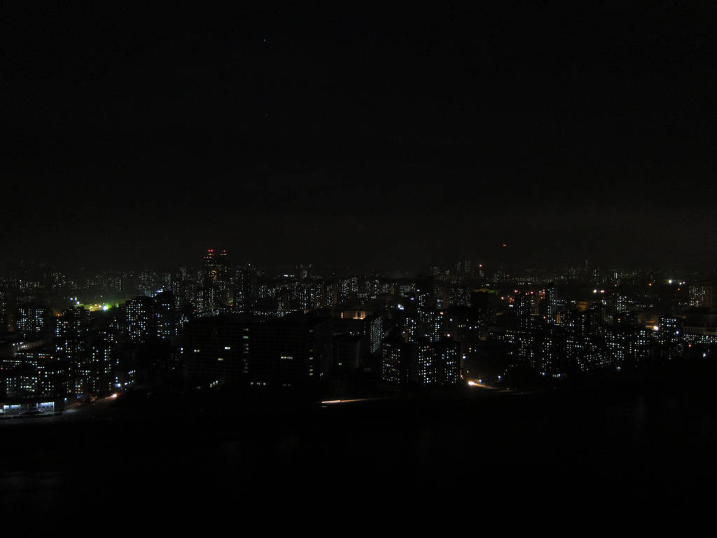 Pyongyang, City, Dark Night, SD Desktop Wallpaper