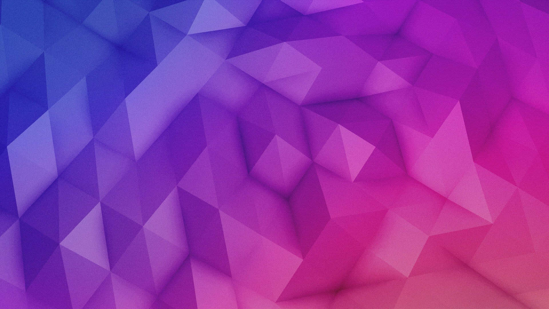 3D Ultraviolet Pyramids, purple, pink, Full HD Desktop Wallpaper