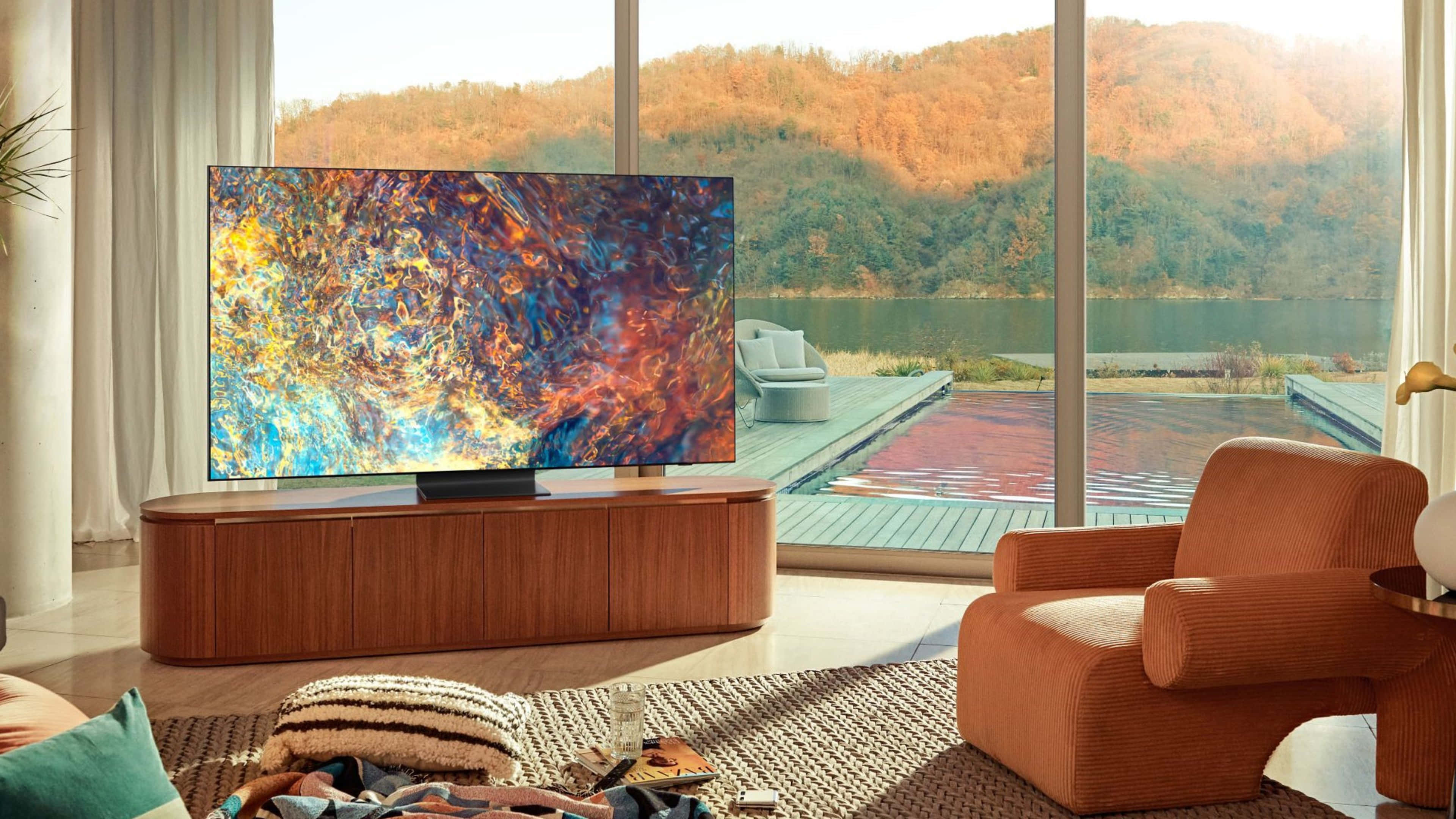 QLED, 3840 x 2160, living room, 4K Desktop Wallpaper