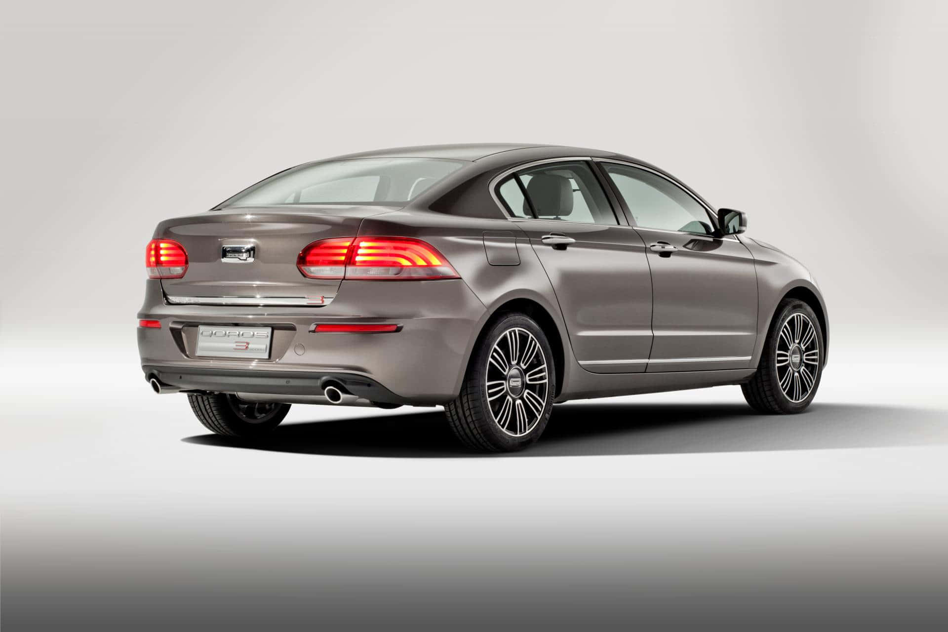 Qoros 3 Sedan, sleek, gray, Full HD Desktop Wallpaper