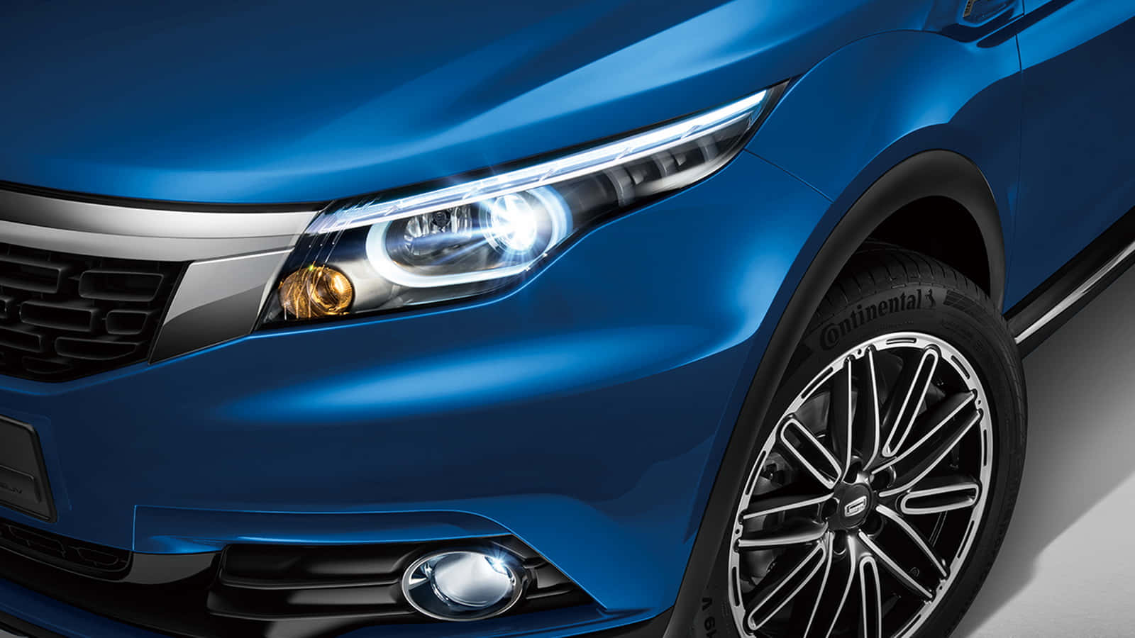 Qoros 5, blue, front view, HD Desktop Wallpaper