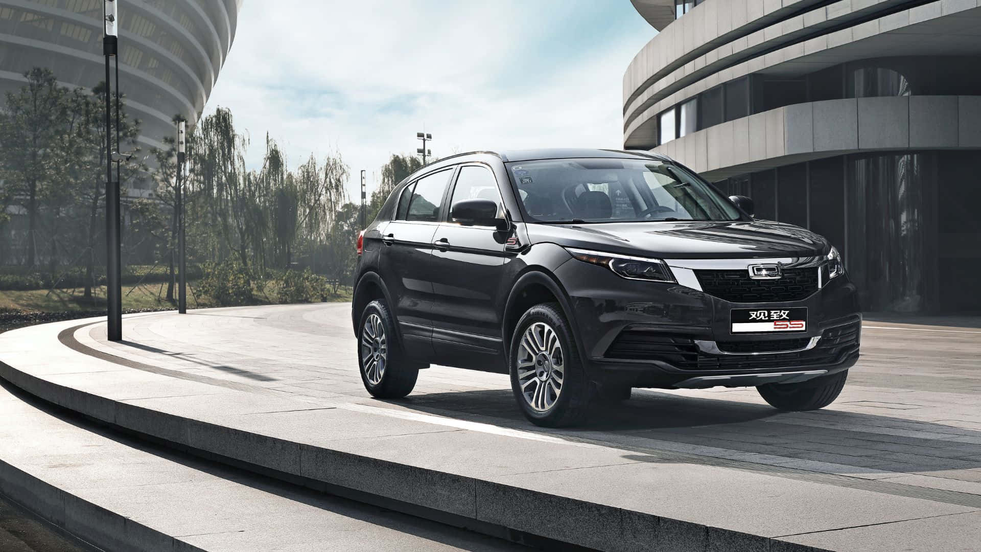 Qoros, SUV, black, Full HD Desktop Wallpaper