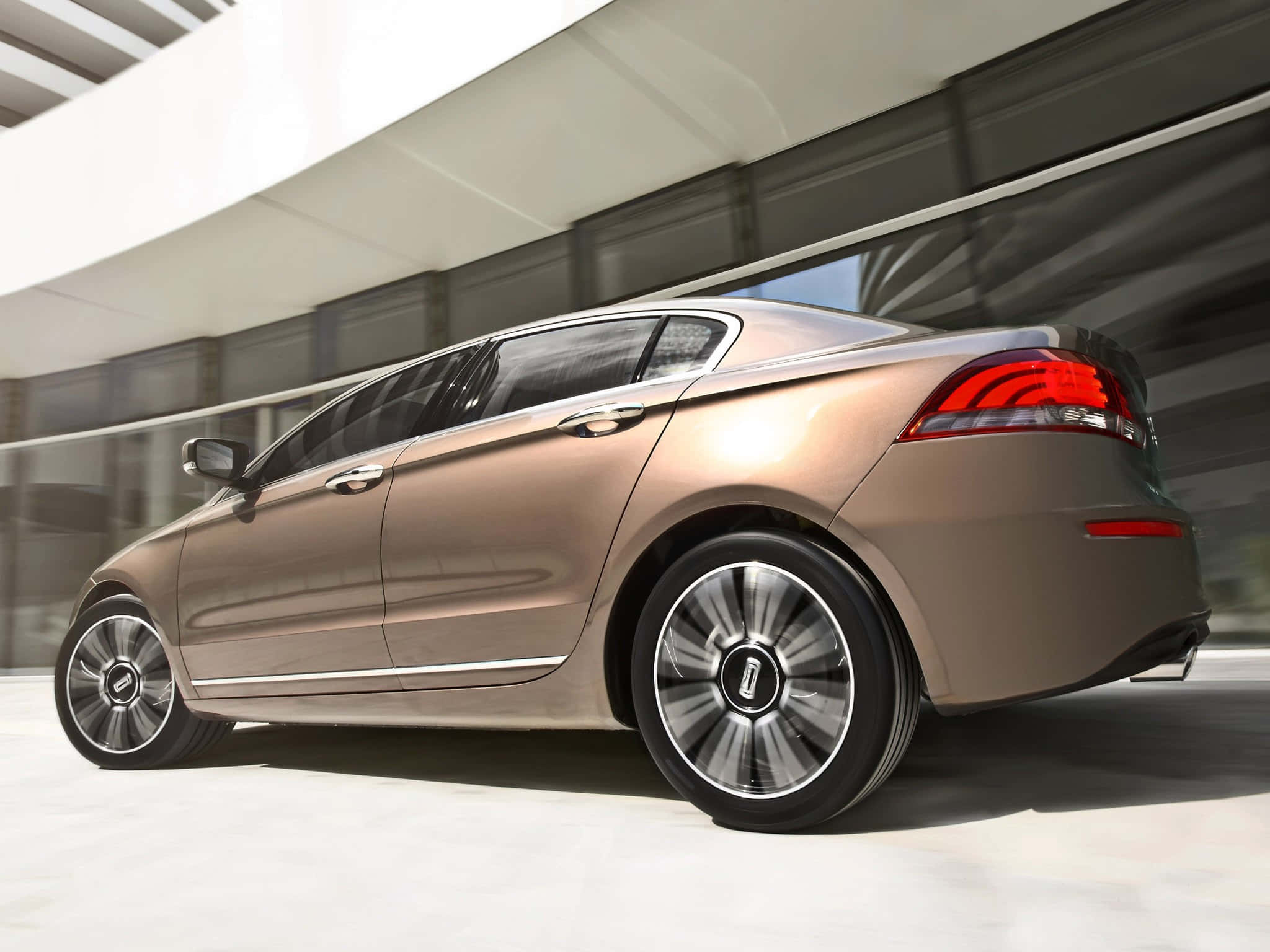 Qoros, 2048 x 1536, bronze sedan, Full HD Desktop Wallpaper