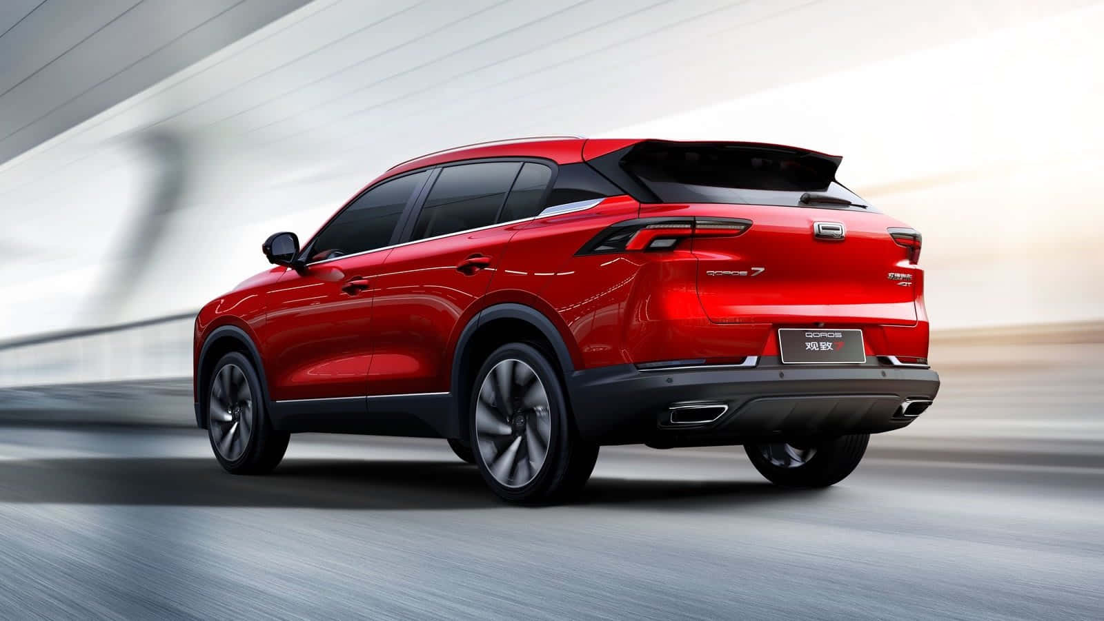 Qoros 1600, red, SUV, HD Desktop Wallpaper