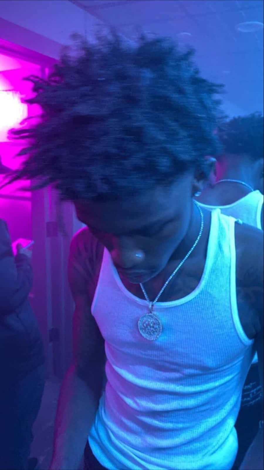 Quando Rondo, white tank top, silver pendant, HD Phone Wallpaper