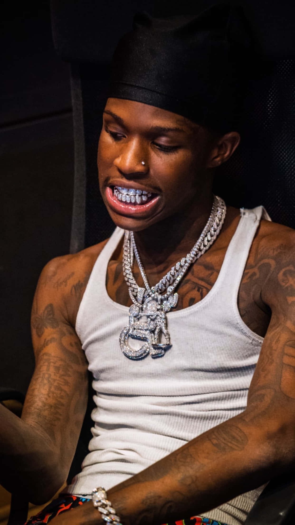 Quando Rondo, tattoos, diamond jewelry, Full HD Phone Wallpaper