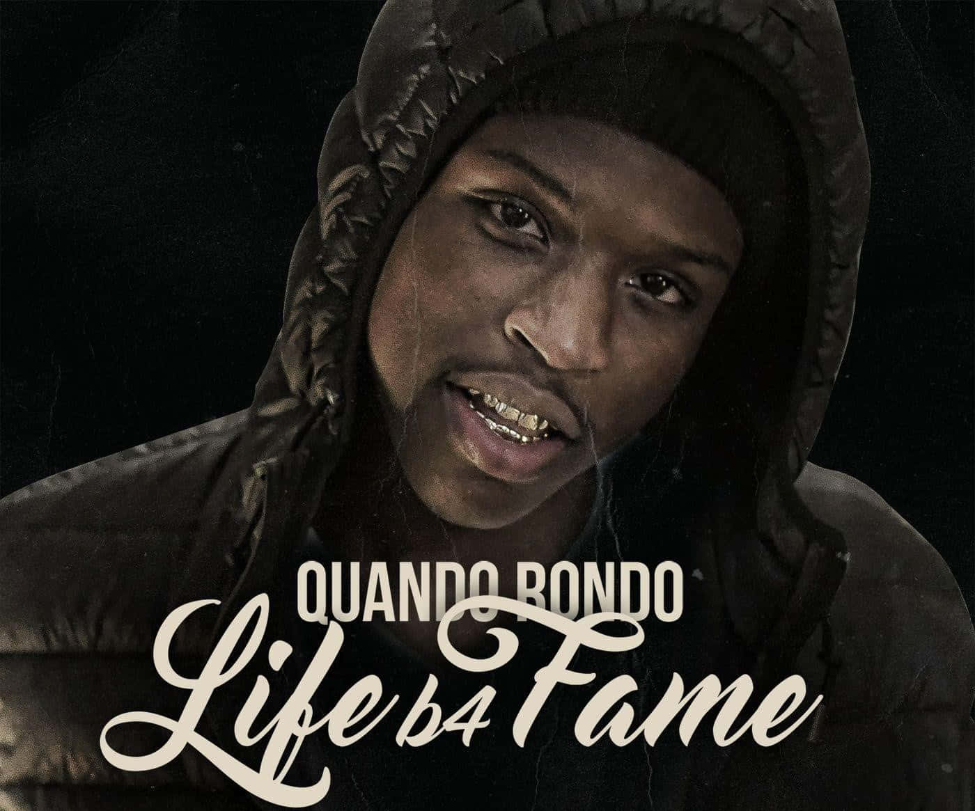 Quando Rondo, dark hooded jacket, black background, HD Desktop Wallpaper