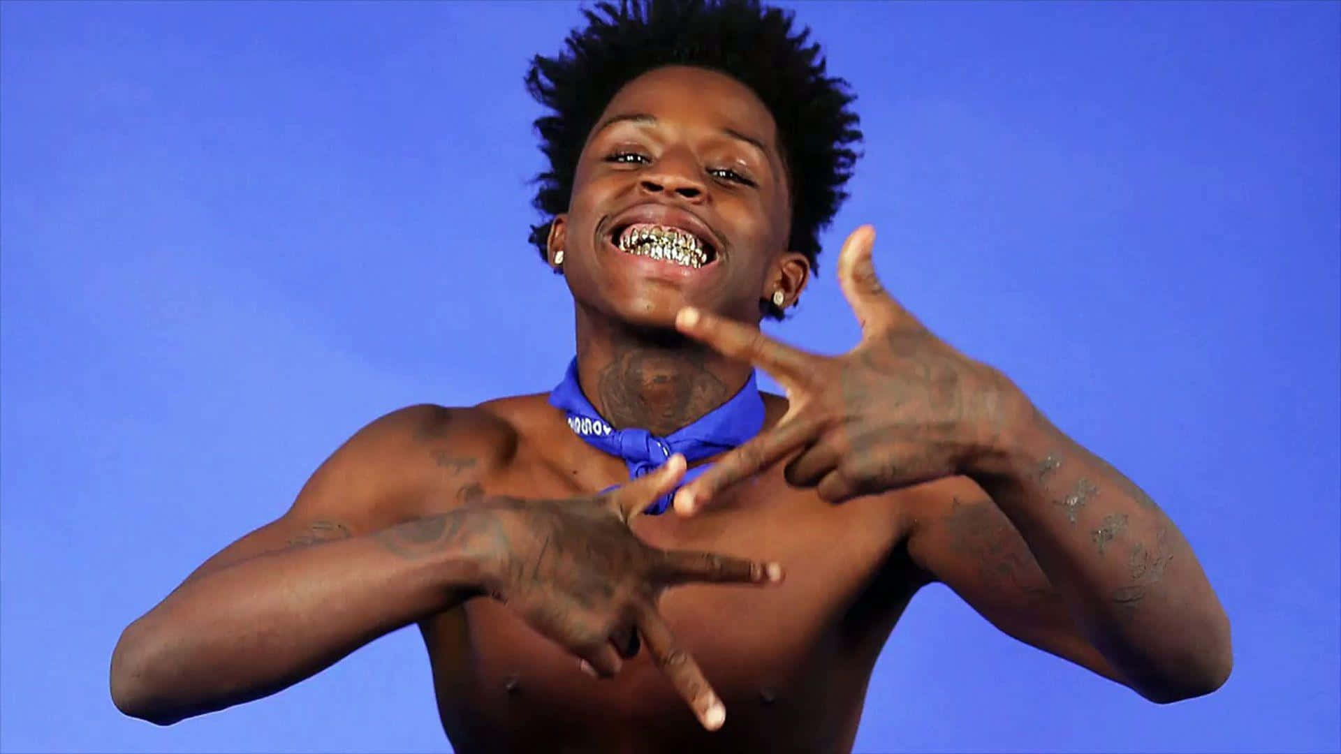Quando Rondo, shirtless, tattoos, Full HD Desktop Wallpaper