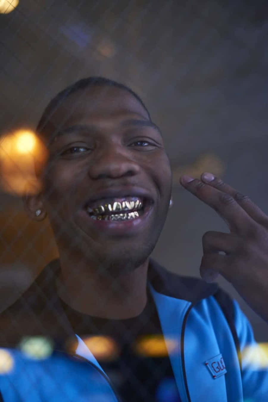 Quando Rondo, blue jacket, gold teeth, HD Phone Wallpaper