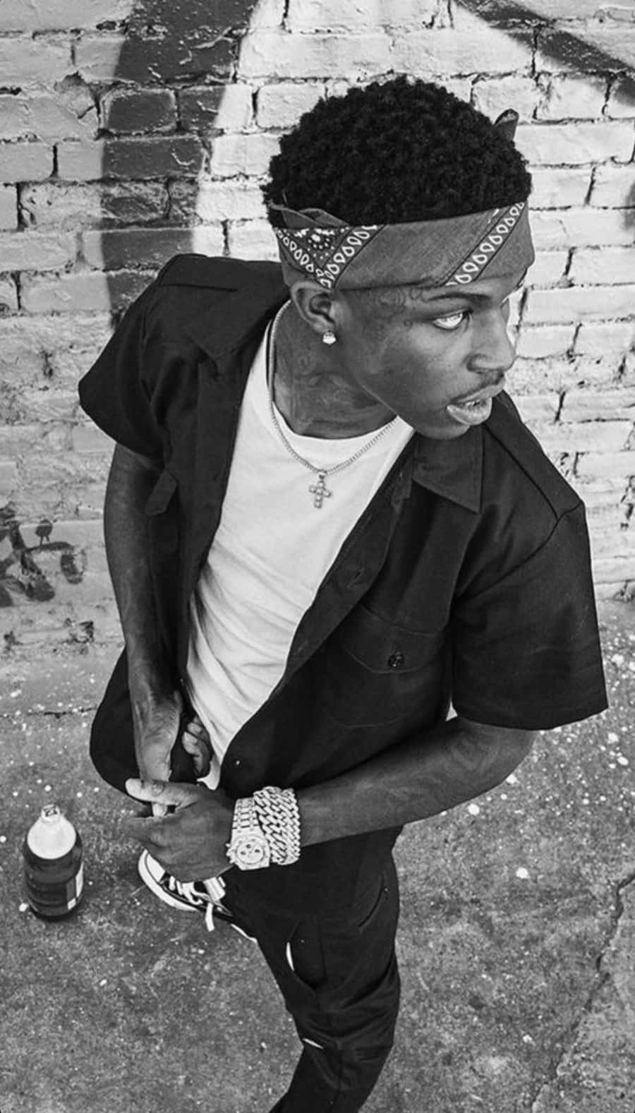 Quando Rondo, bandana, chain necklace, HD Phone Wallpaper