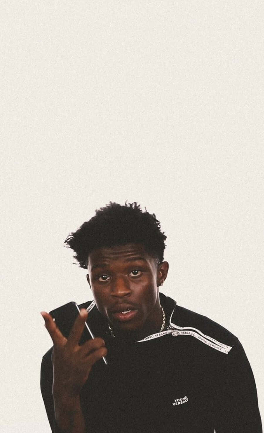 Quando Rondo, black polo shirt, curly hair, HD Phone Wallpaper