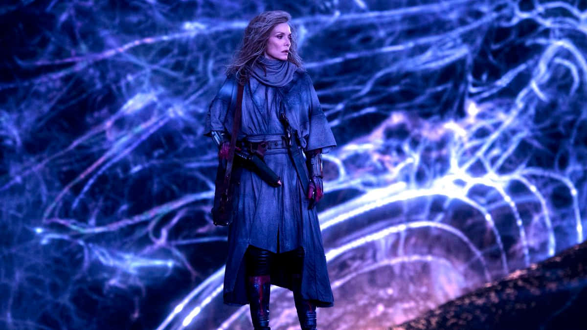 Quantum Realm, warrior woman, dark robes, SD Desktop Wallpaper