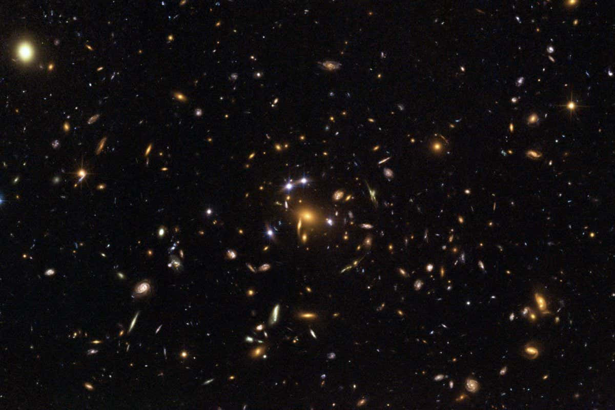 Quasar, deep space, galaxies, SD Desktop Wallpaper