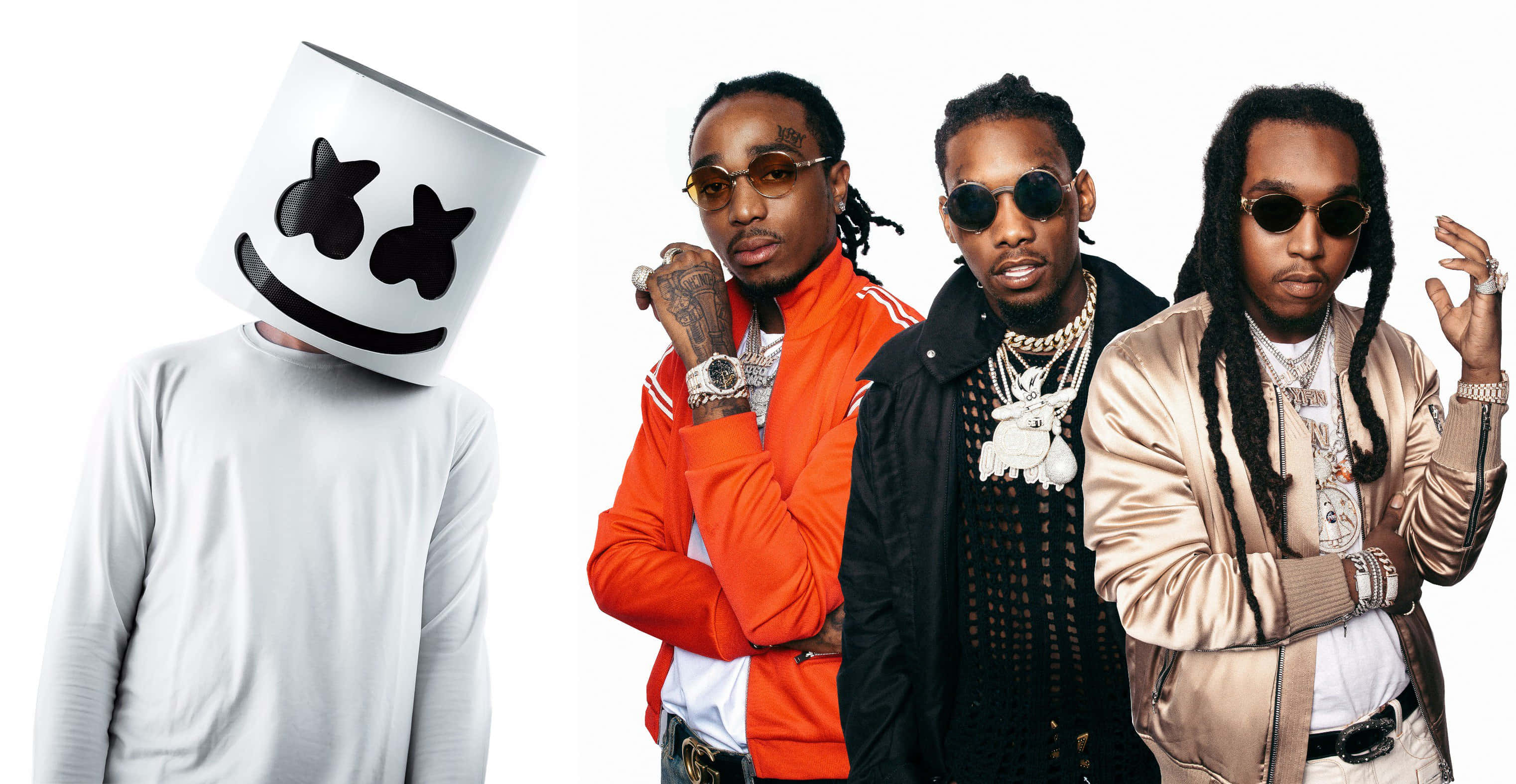 Quavo, marshmallow helmet, streetwear, 2K Desktop Wallpaper