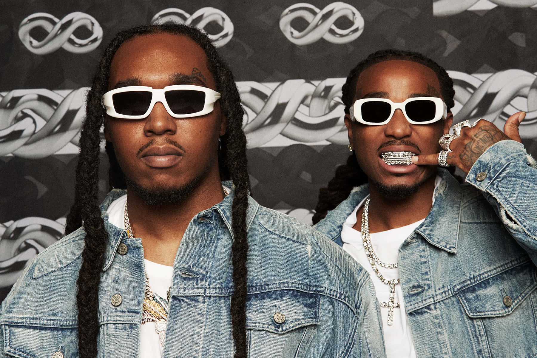 Quavo, dreadlocks, white sunglasses, HD Desktop Wallpaper