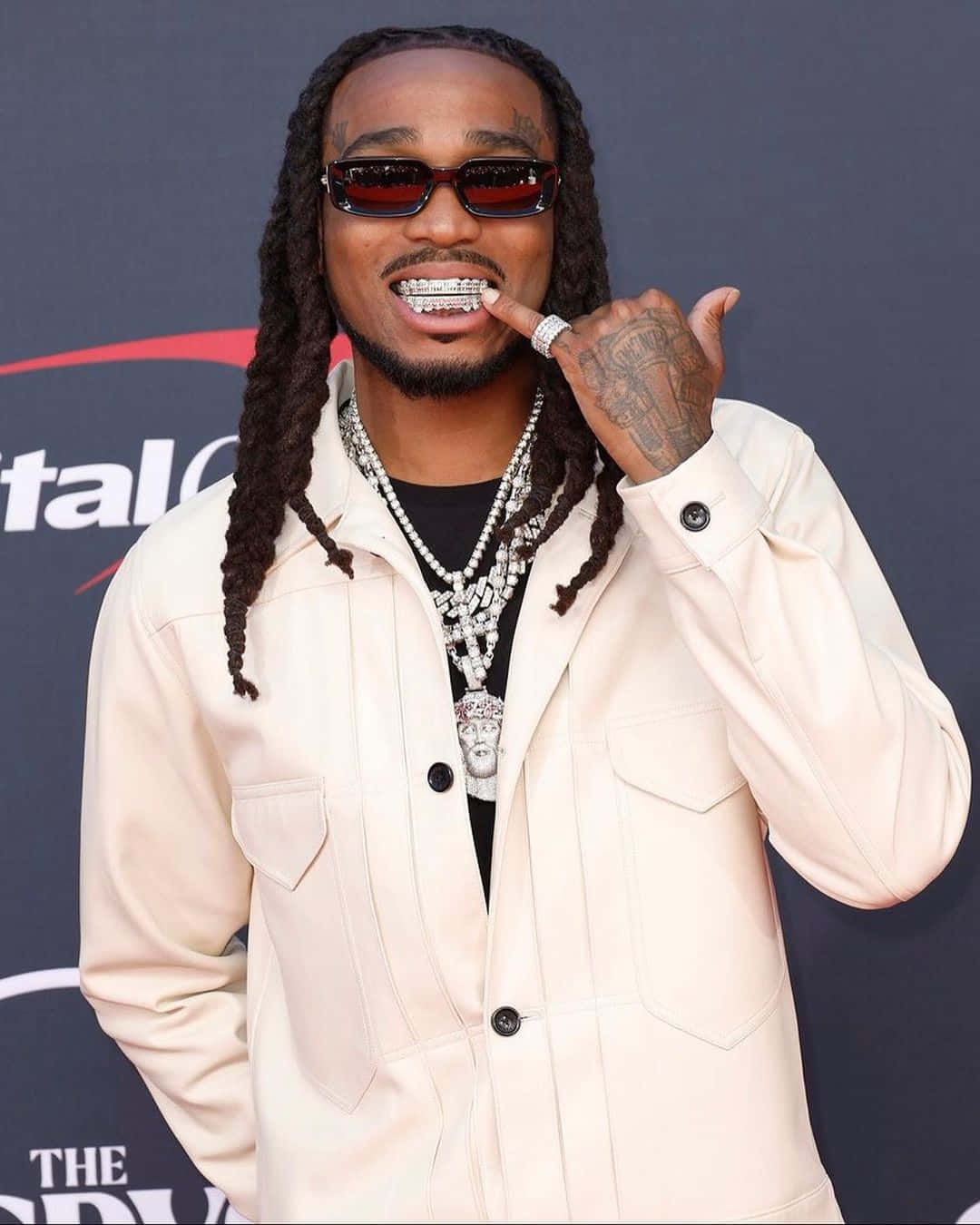 Quavo, red carpet style, dreadlocks, HD Phone Wallpaper