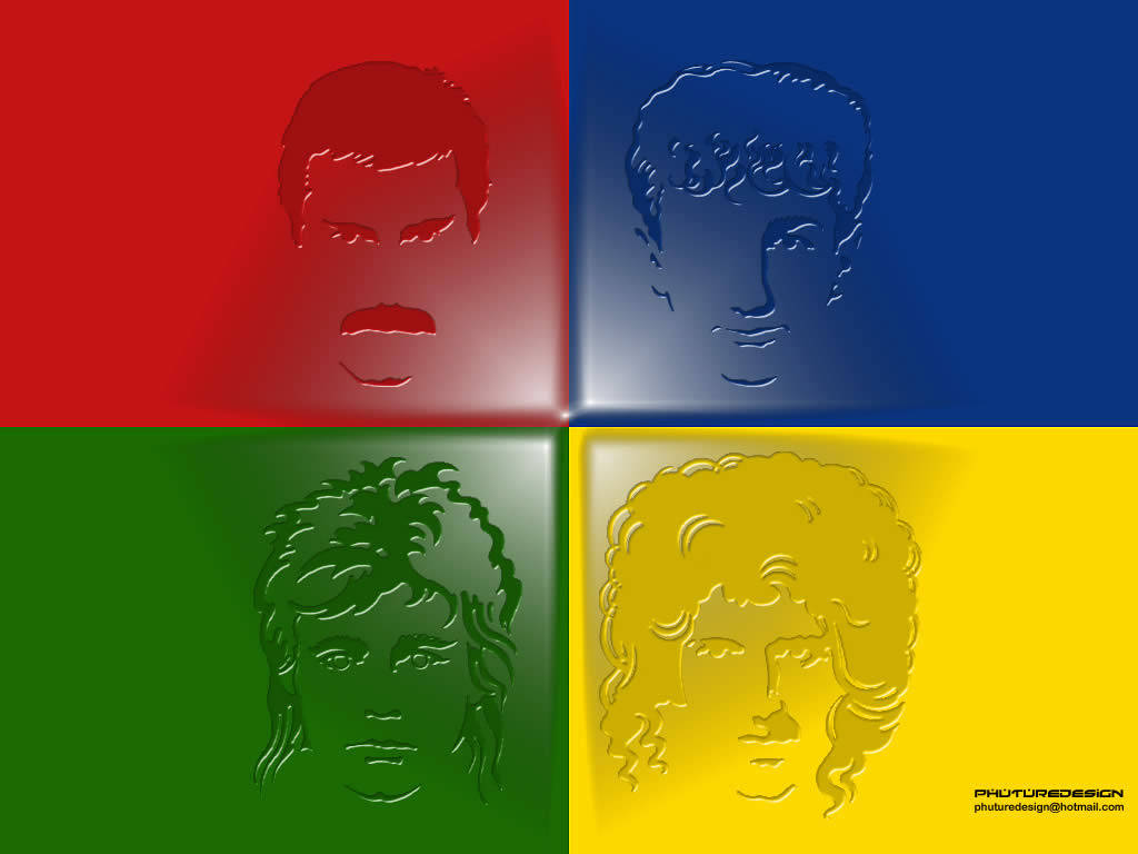 Queen, red, blue, SD Desktop Wallpaper