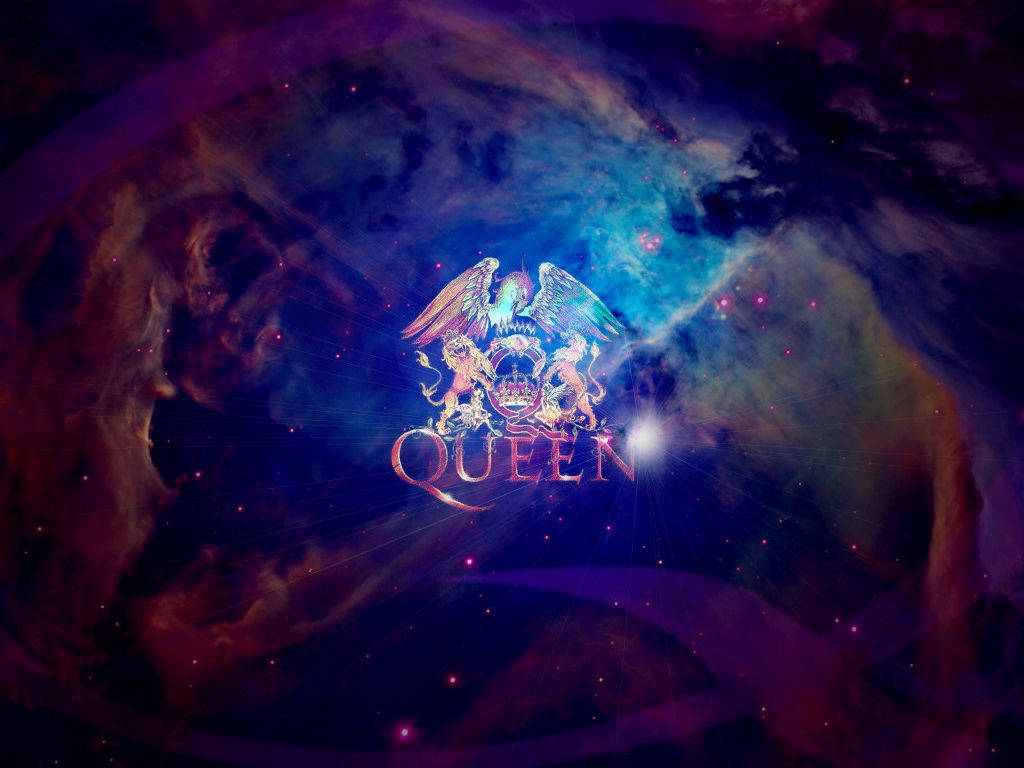 Queen, glowing wings, lions, SD Desktop Wallpaper