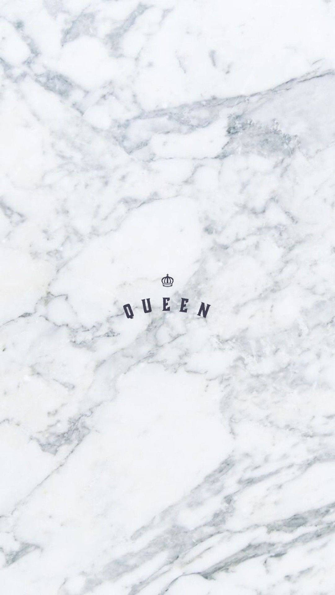 Queen, black white marble, white marble background, Full HD Phone Wallpaper