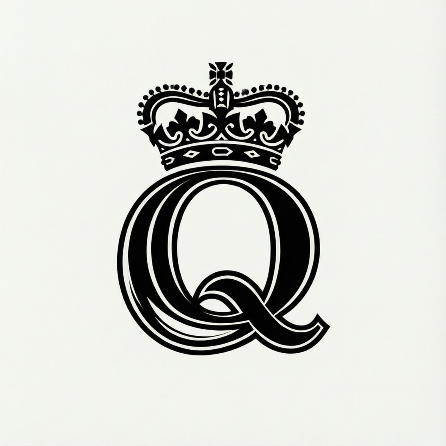 Queen, minimalist, black and white, HD Desktop Wallpaper