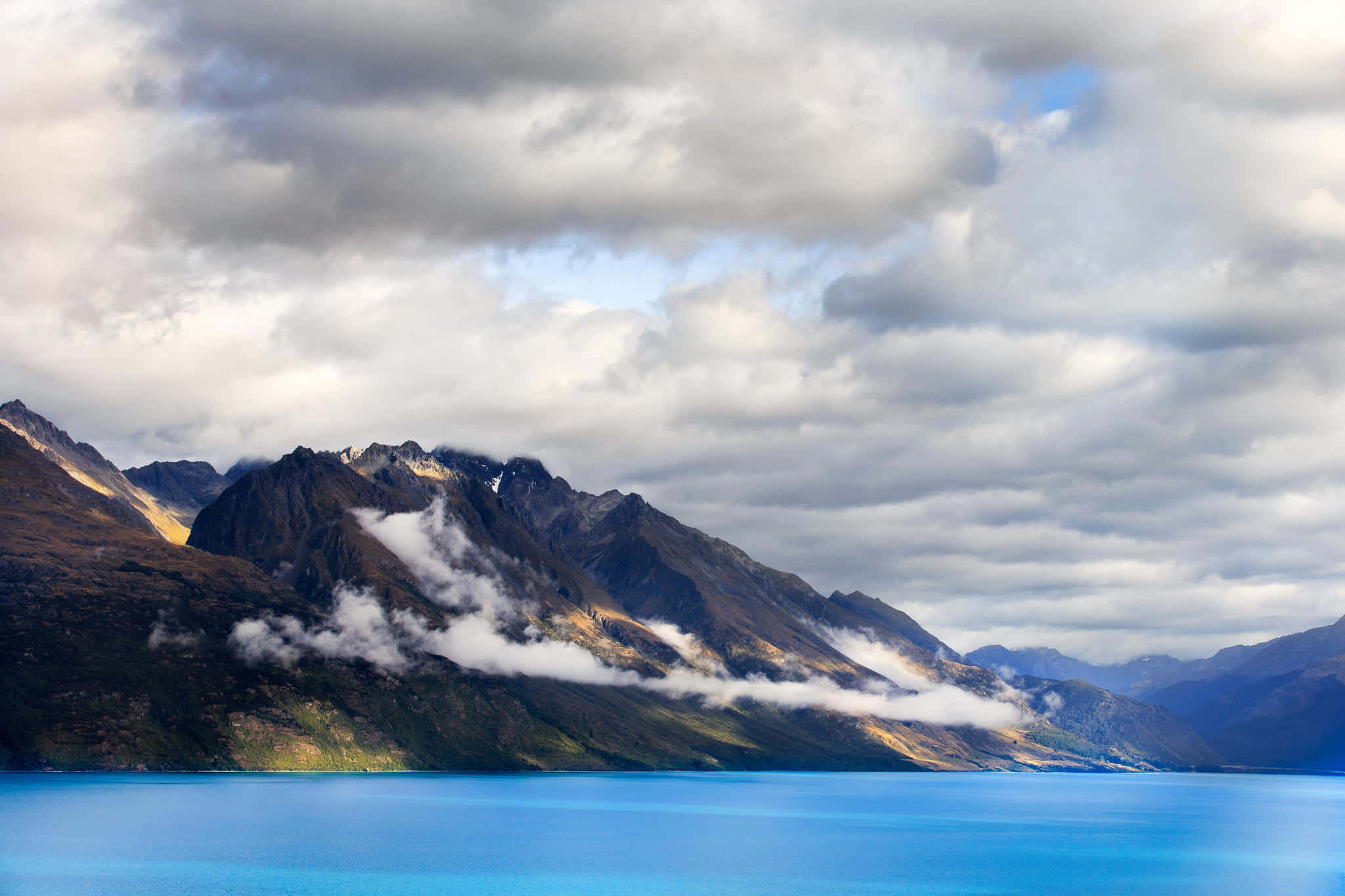 Queenstown, Lake, mountains, Full HD Desktop Wallpaper