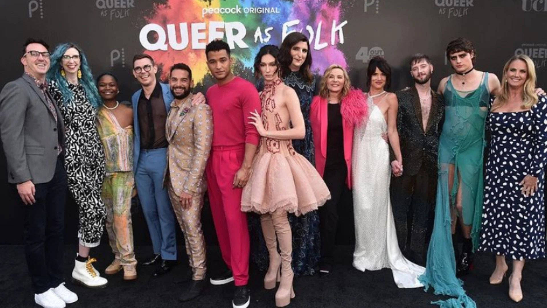 Queer as Folk, cast, vibrant eclectic outfits, Full HD Desktop Wallpaper