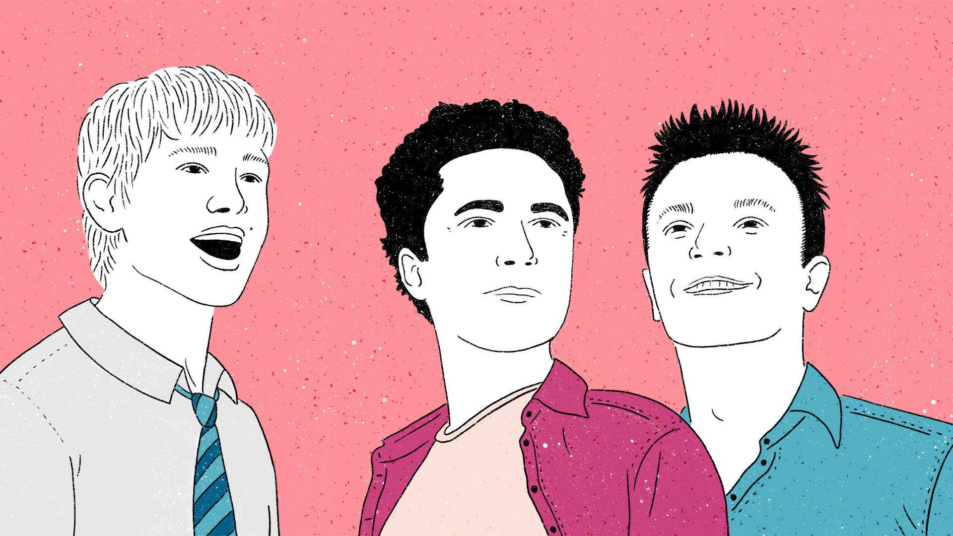 Queer As Folk, cast, stylized men, Full HD Desktop Wallpaper