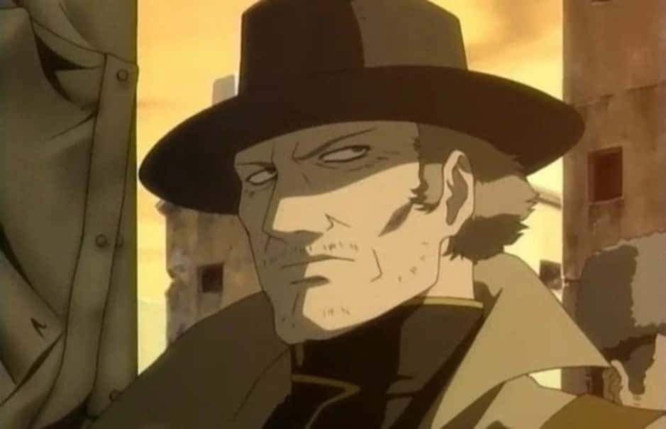 Quent Yaiden, black fedora, trench coat, SD Desktop Wallpaper