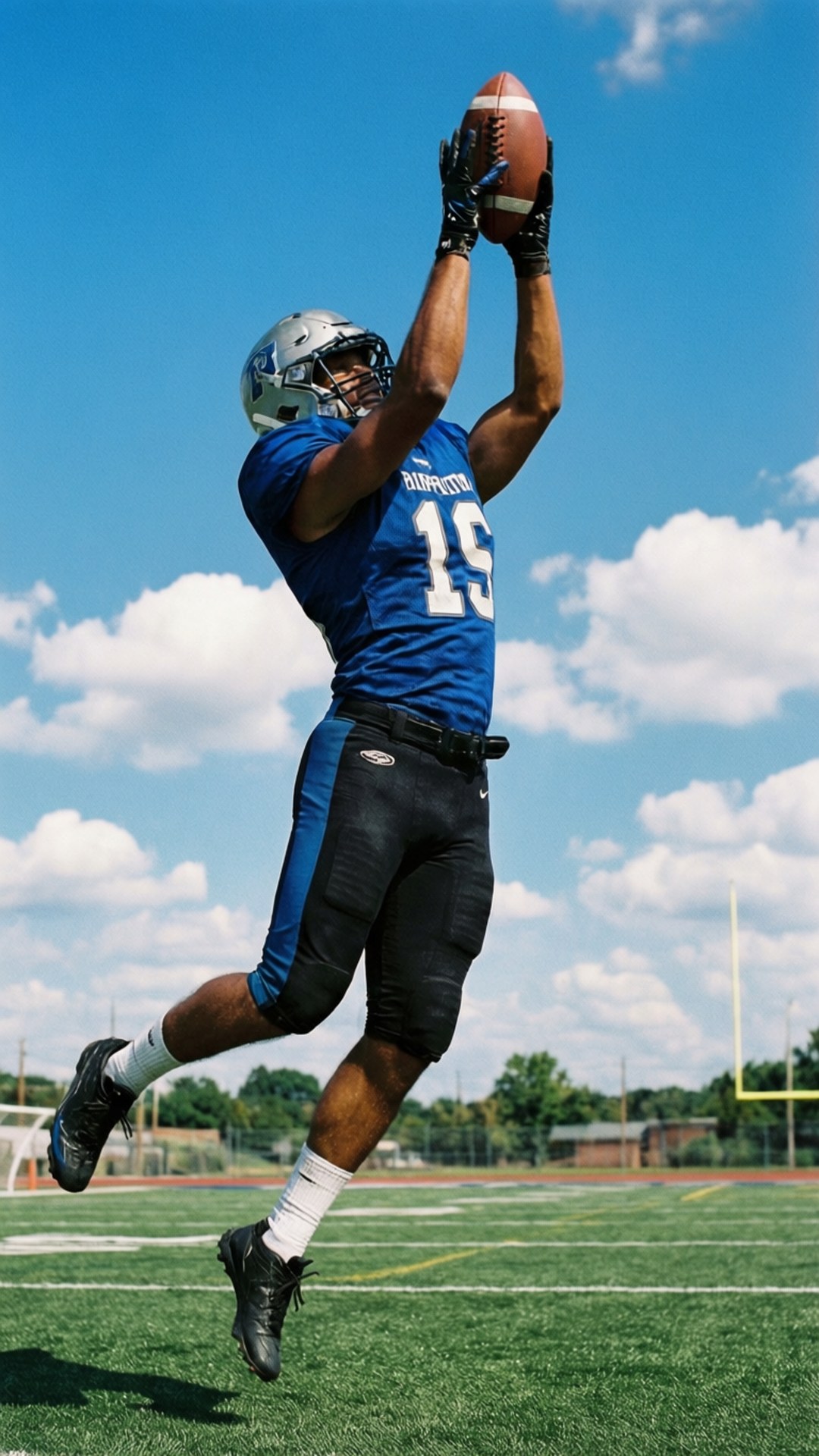 Quentin Johnston, end zone, Full HD Phone Wallpaper