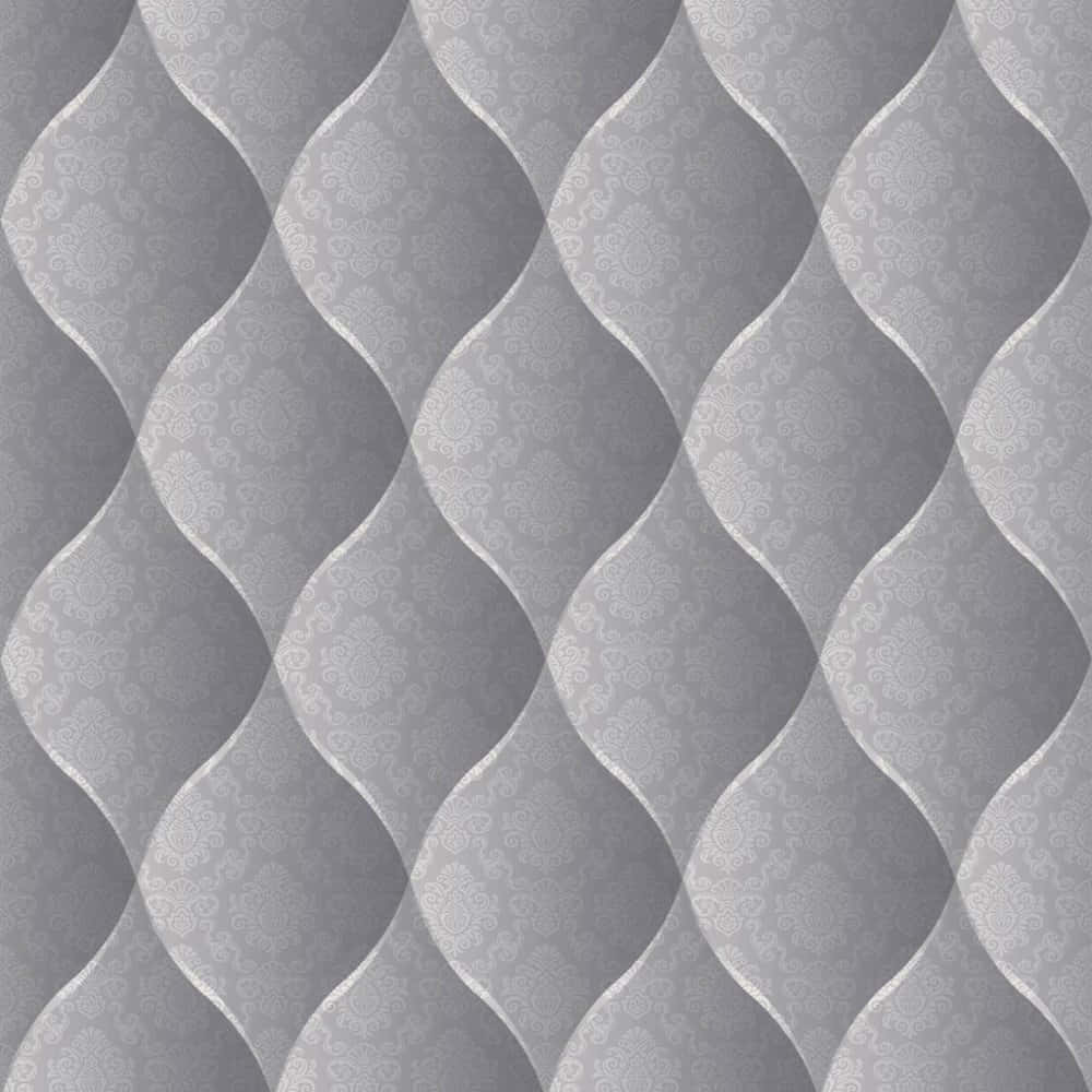 quilt, wavy gray pattern, damask texture, SD Desktop Wallpaper