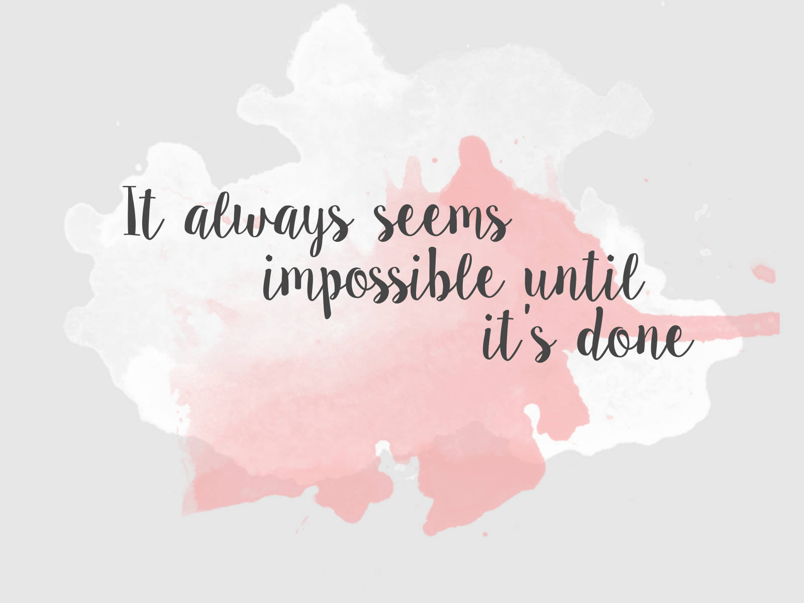 Doing Impossible, Quotes Desktop, elegant script, HD Desktop Wallpaper