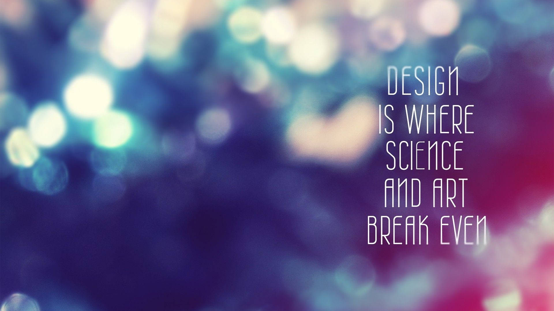 Inspirational Quotes Laptop, colorful bokeh background, text overlay, Full HD Desktop Wallpaper