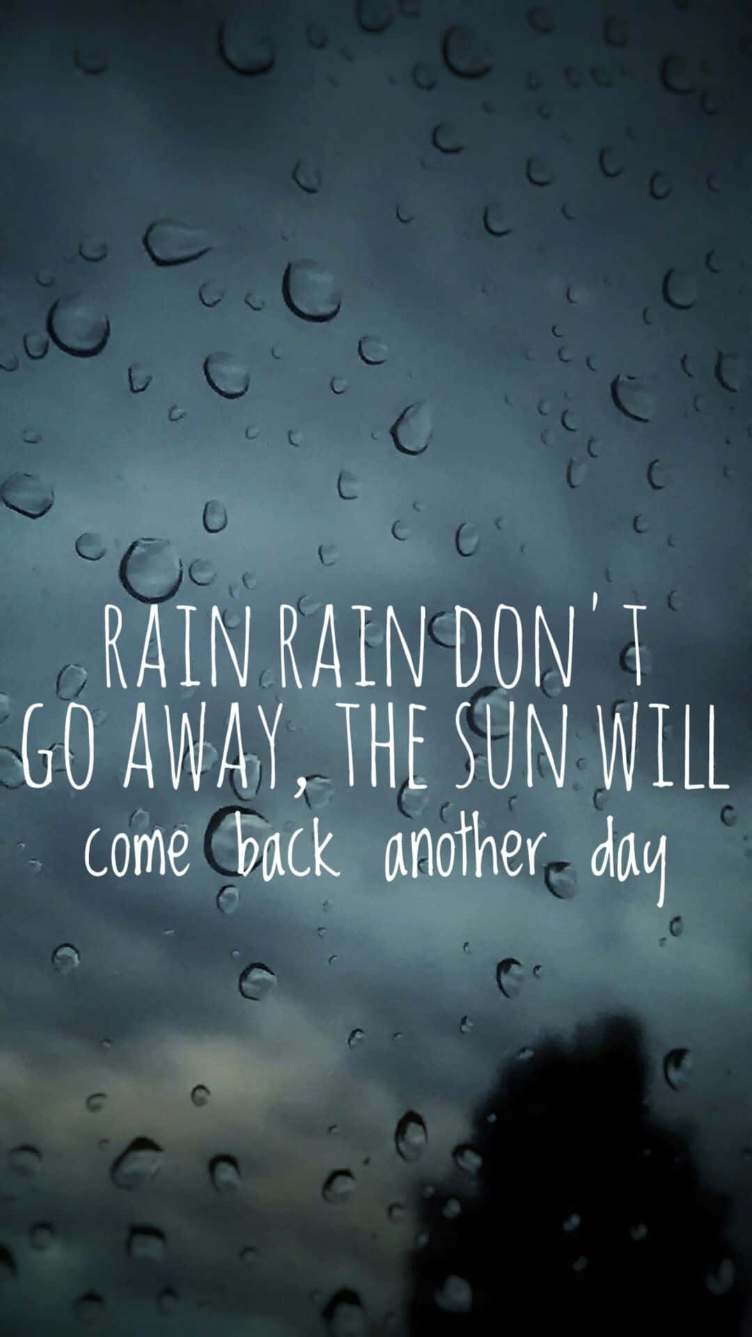 Raindrops, window, gray clouds, Full HD Phone Wallpaper