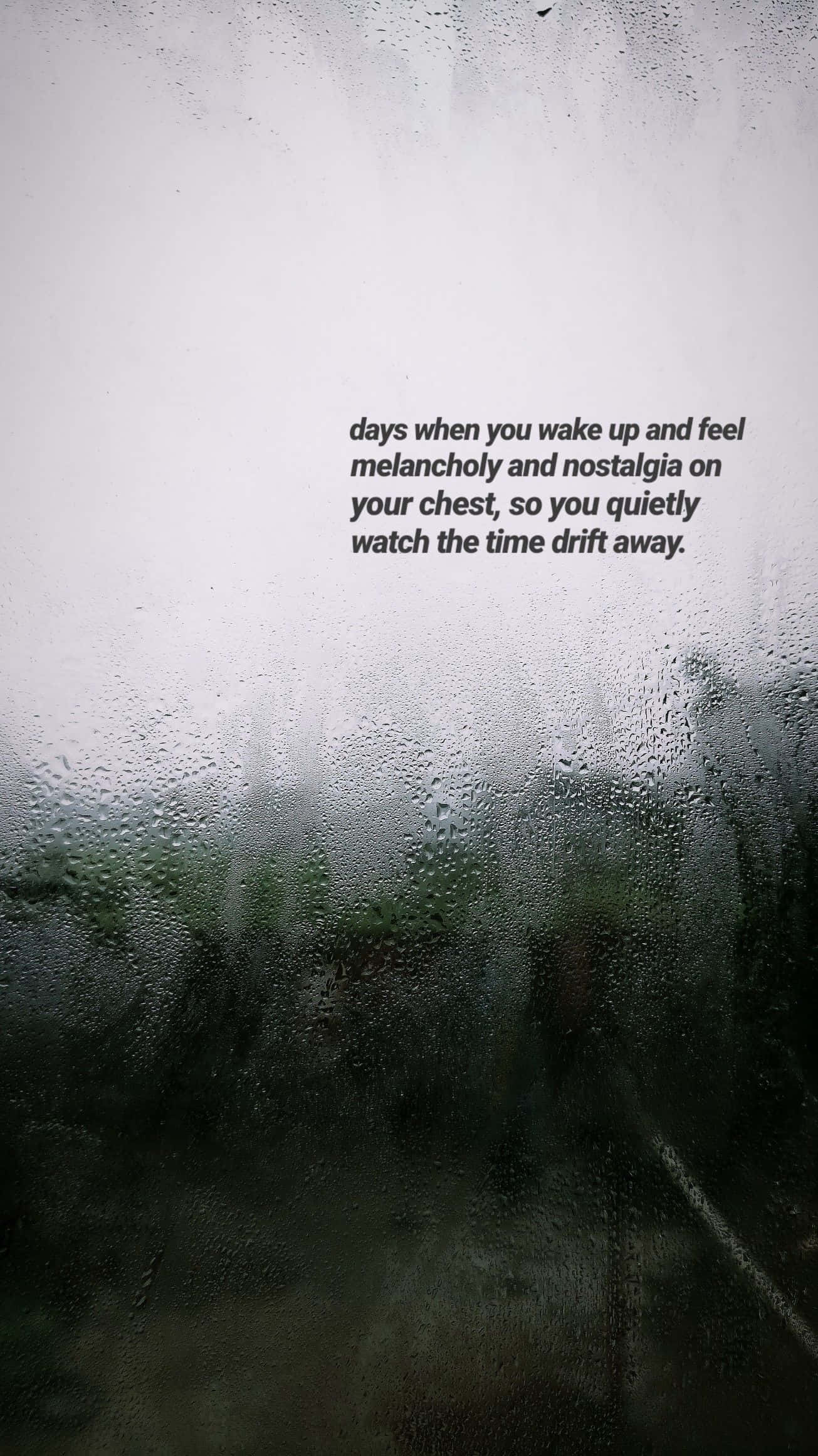 Rainy days, Raindrops, window view, Full HD Phone Wallpaper