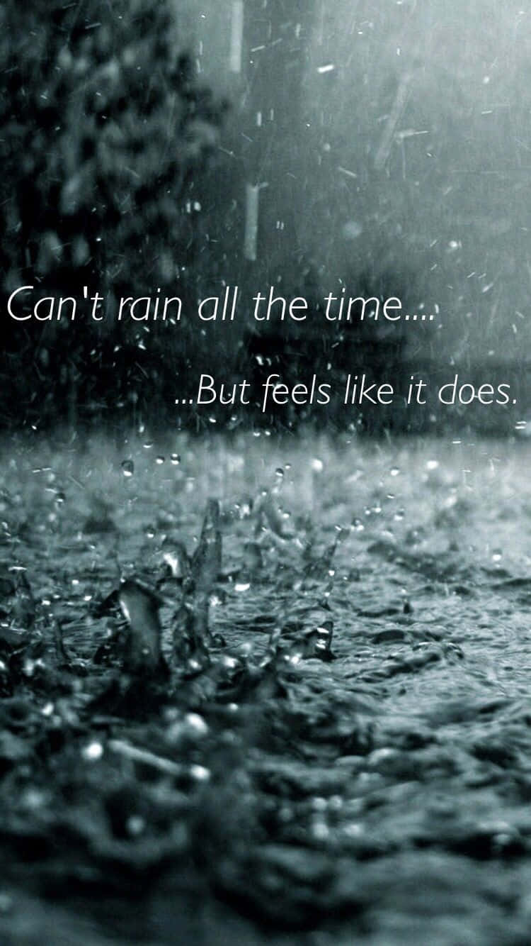 rainy day, raindrops, wet pavement, HD Phone Wallpaper