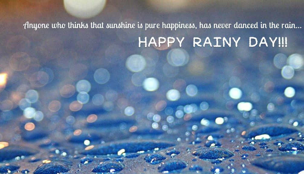 rainy day, glistening raindrops, wet surface, SD Desktop Wallpaper